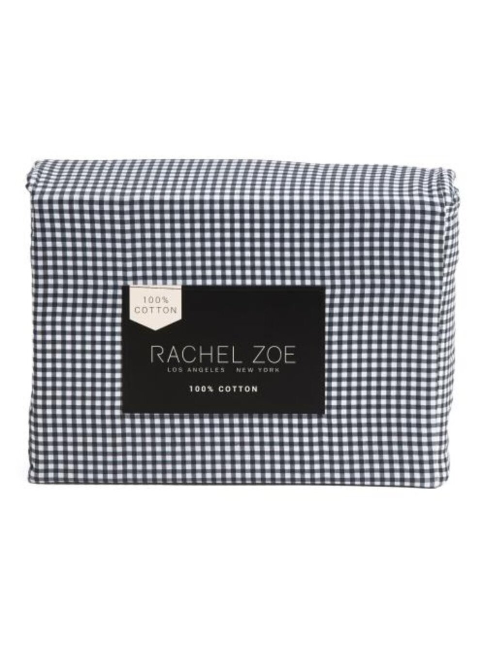 RACHEL ZOE Cotton Mini Gingham Sheet Set